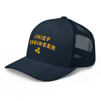 Trucker Cap with embroidery CHIEF ENGINEER