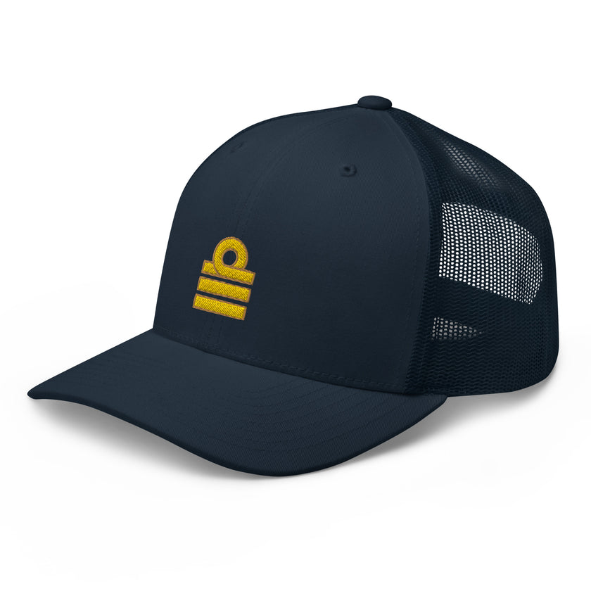 Chief Officer hat with embroidery (choose epaulettes) - IamSEAWOLF shop