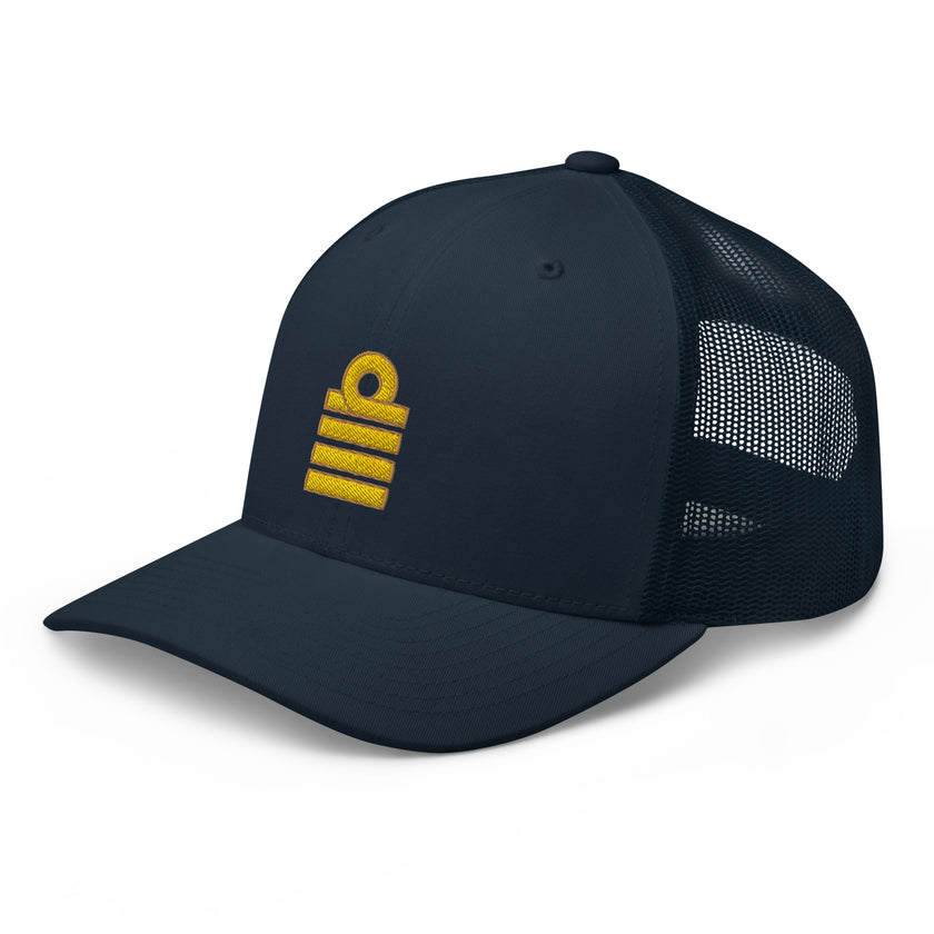 Trucker Hat Captain (Choose epaulettes) - IamSEAWOLF shop