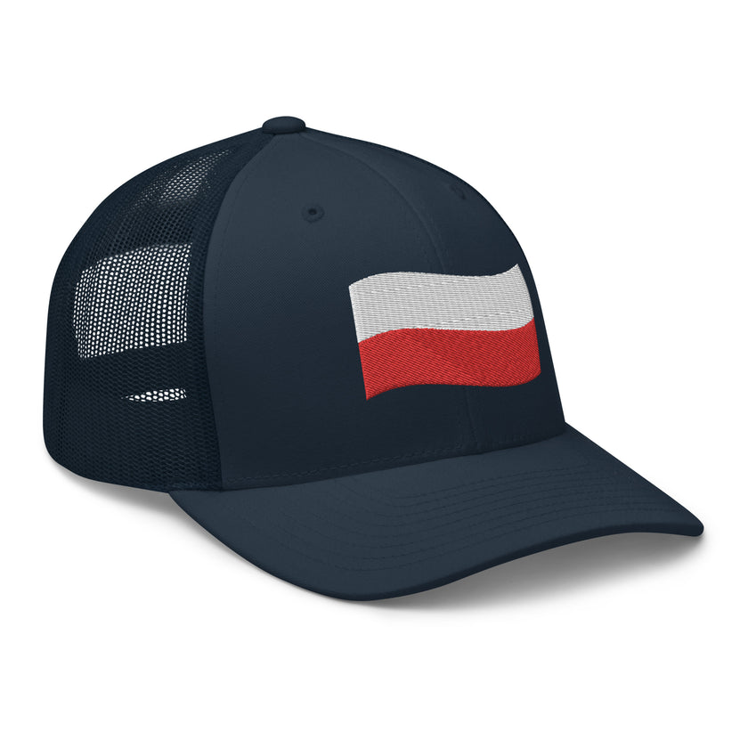 Trucker Cap with Polish flag - IamSEAWOLF shop