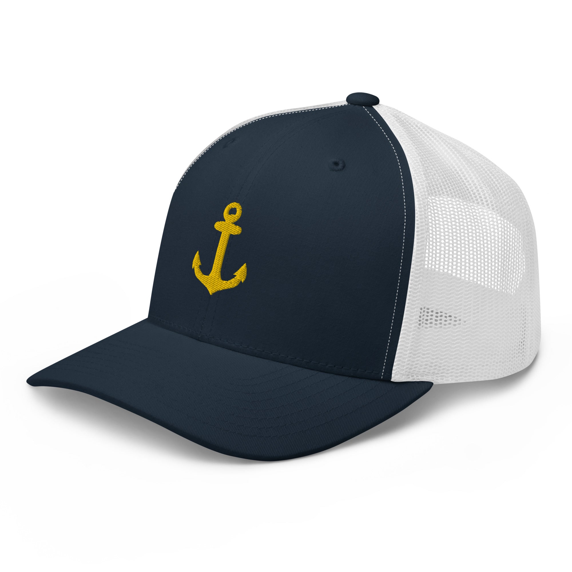 Trucker Cap with Anchor - IamSEAWOLF shop