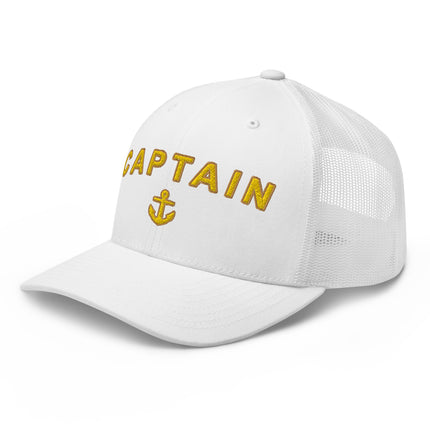 Trucker Cap with embroidery CAPTAIN