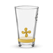 Merchant navy glass with propeller and one stripe design