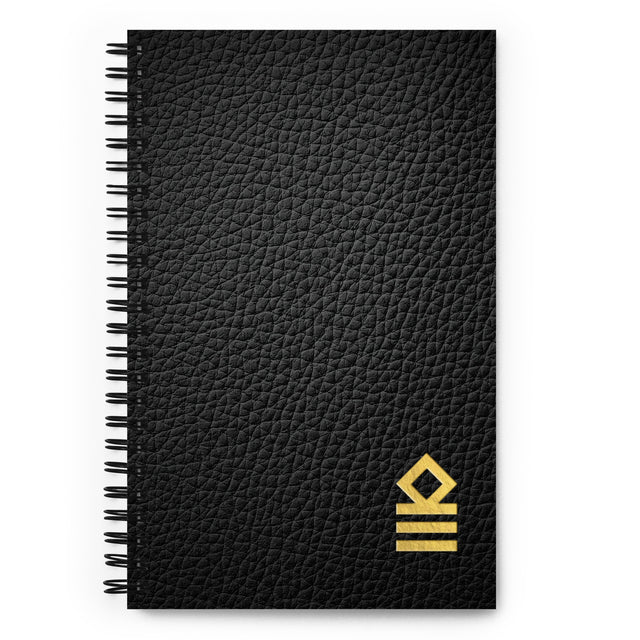 Spiral notebook with 3 stripes (Printed cover) - IamSEAWOLF shop