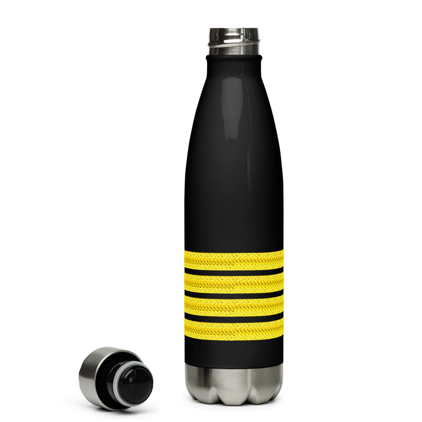 Stainless steel water bottle for Captain (choose epaulette) - IamSEAWOLF shop