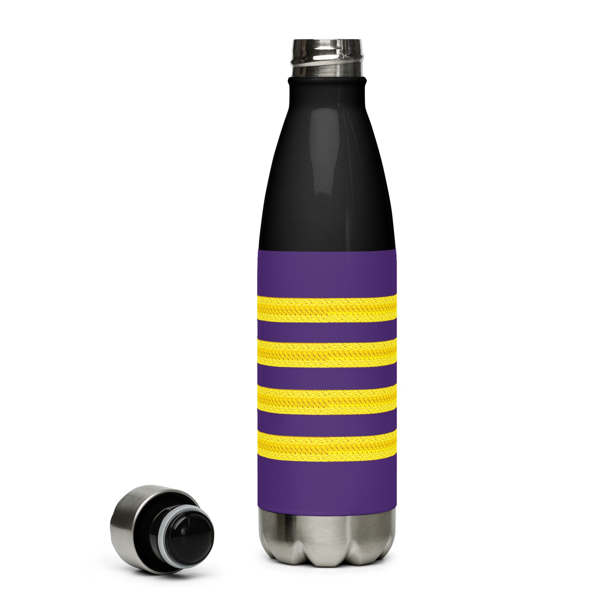 Stainless steel water bottle for Chief Engineer (choose epaulettes)