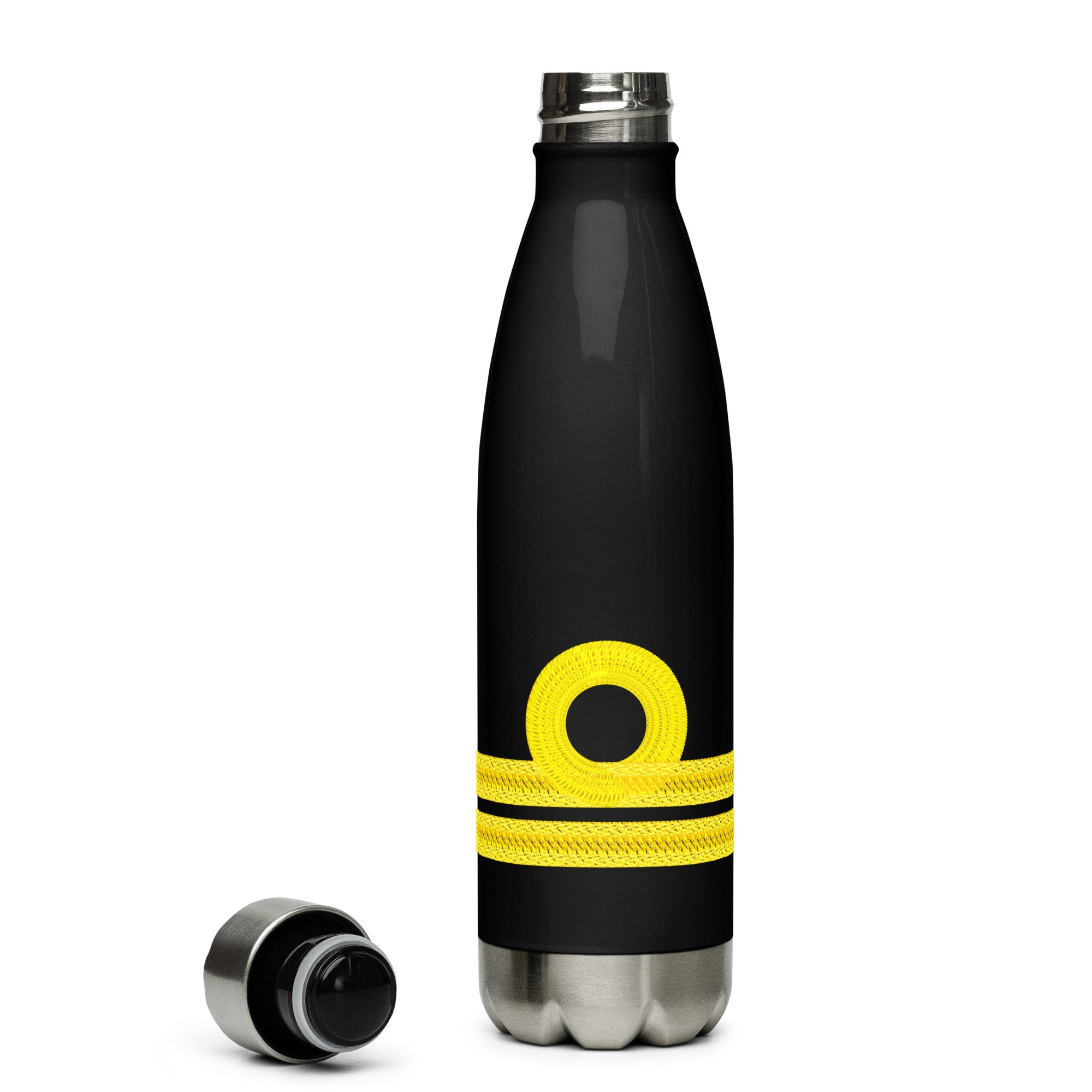 Stainless steel water bottle for Second Officer (choose epaulette)