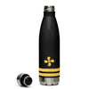 Third Engineer stainless steel water bottle with propeller and two stripes