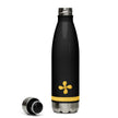 Fourth Engineer stainless steel water bottle with propeller and one stripe