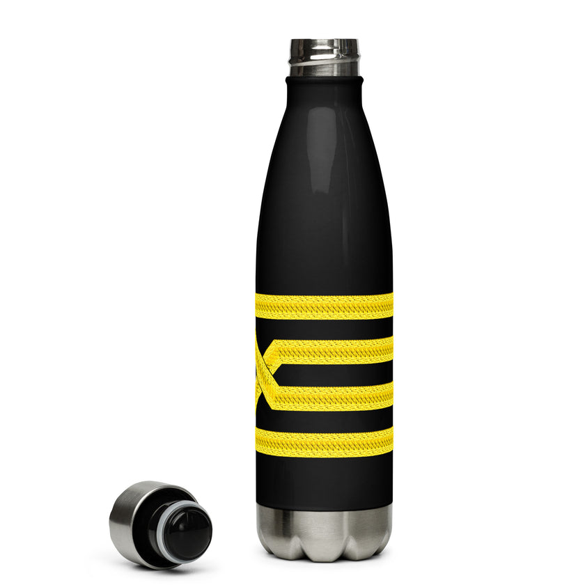 Stainless steel water bottle for Captain (choose epaulette) - IamSEAWOLF shop