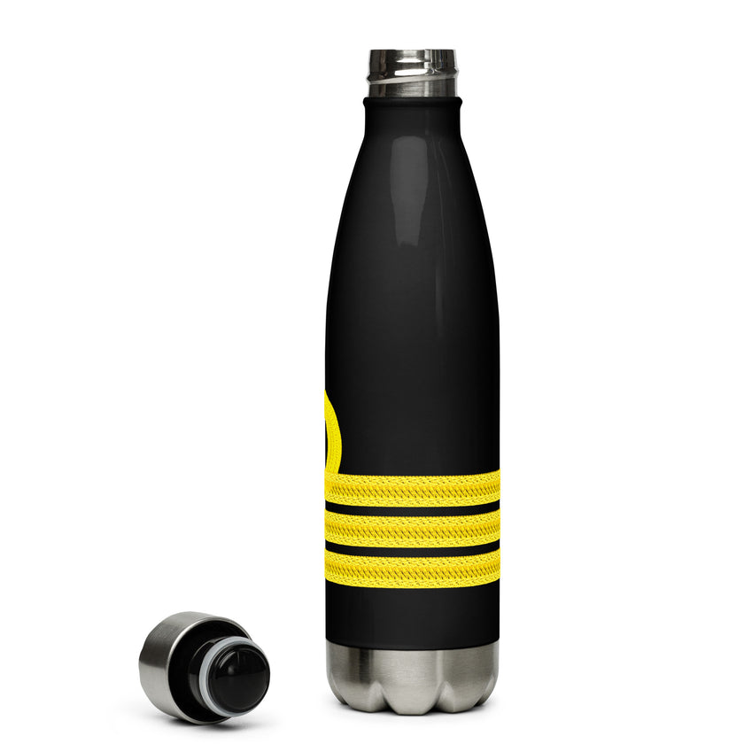 Stainless steel water bottle for Chief Officer (choose epaulettes) - IamSEAWOLF shop