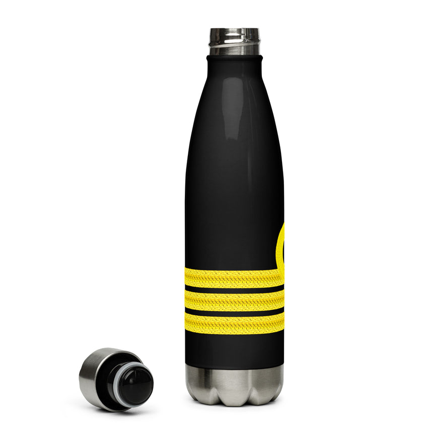 Stainless steel water bottle for Chief Officer (choose epaulettes) - IamSEAWOLF shop
