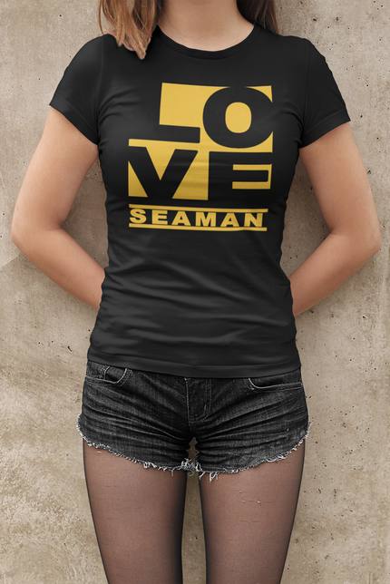 Unisex t-shirt LOVE seaman - IamSEAWOLF shop