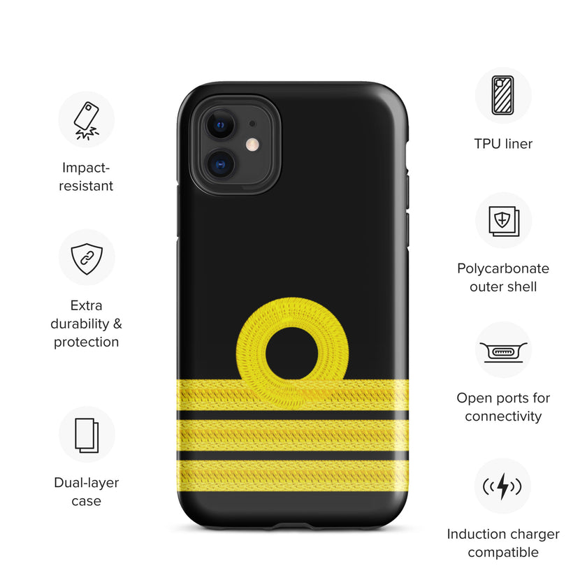Chief Officer iPhone Case (choose epaulette) - IamSEAWOLF shop