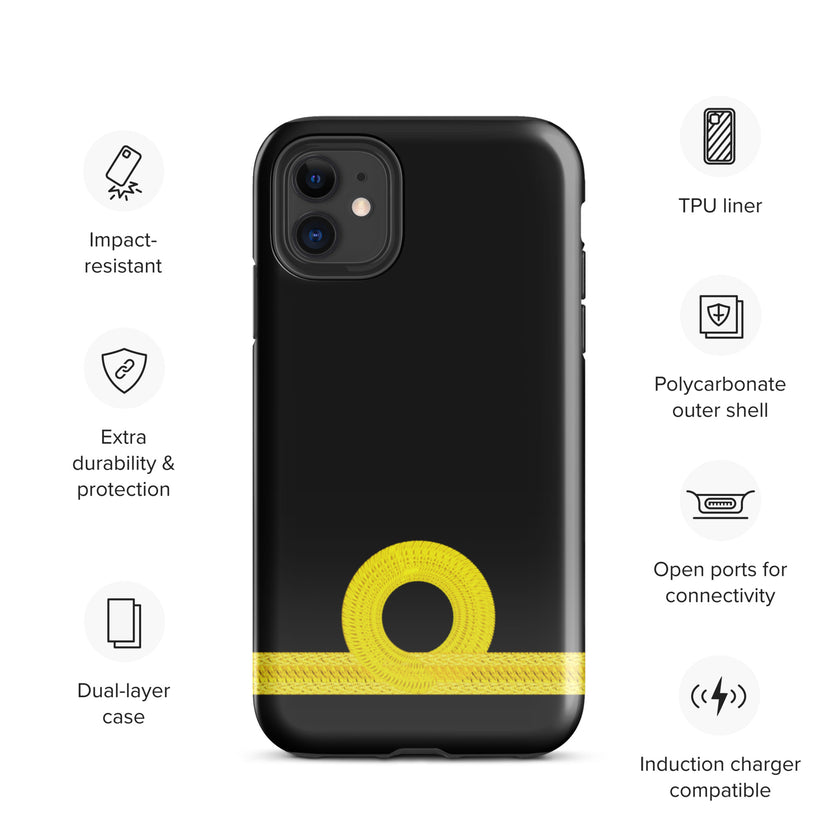 Third Officer iPhone Case (choose epaulette) - IamSEAWOLF shop