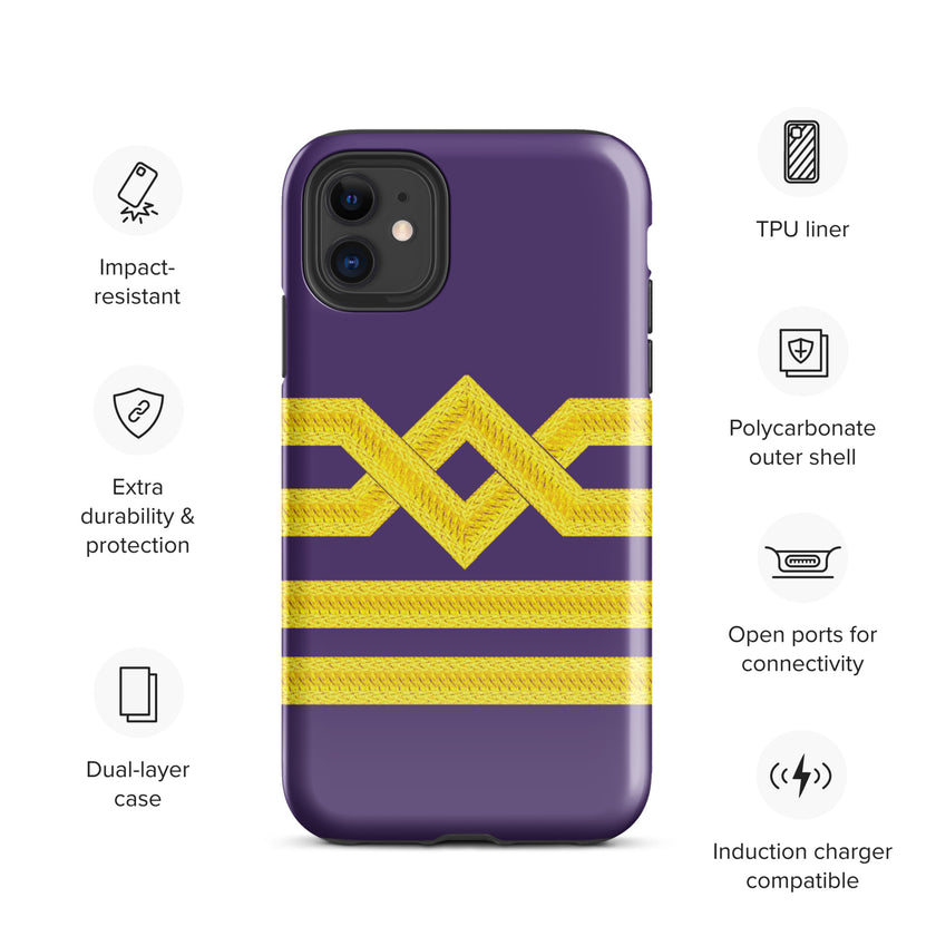 iPhone-Hülle „Chefingenieur“ (Schulterklappe auswählen)