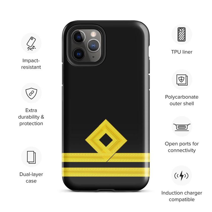 Second Officer iPhone Case (choose epaulette) - IamSEAWOLF shop