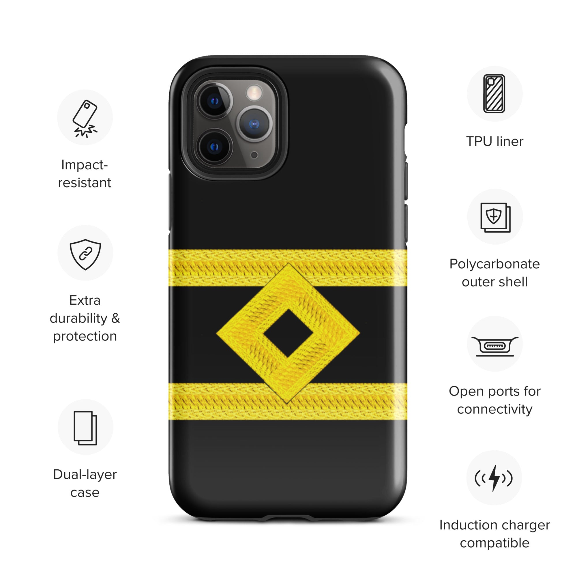 Second Officer iPhone Case (choose epaulette)