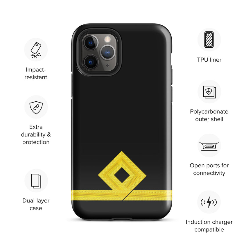 Third Officer iPhone Case (choose epaulette) - IamSEAWOLF shop