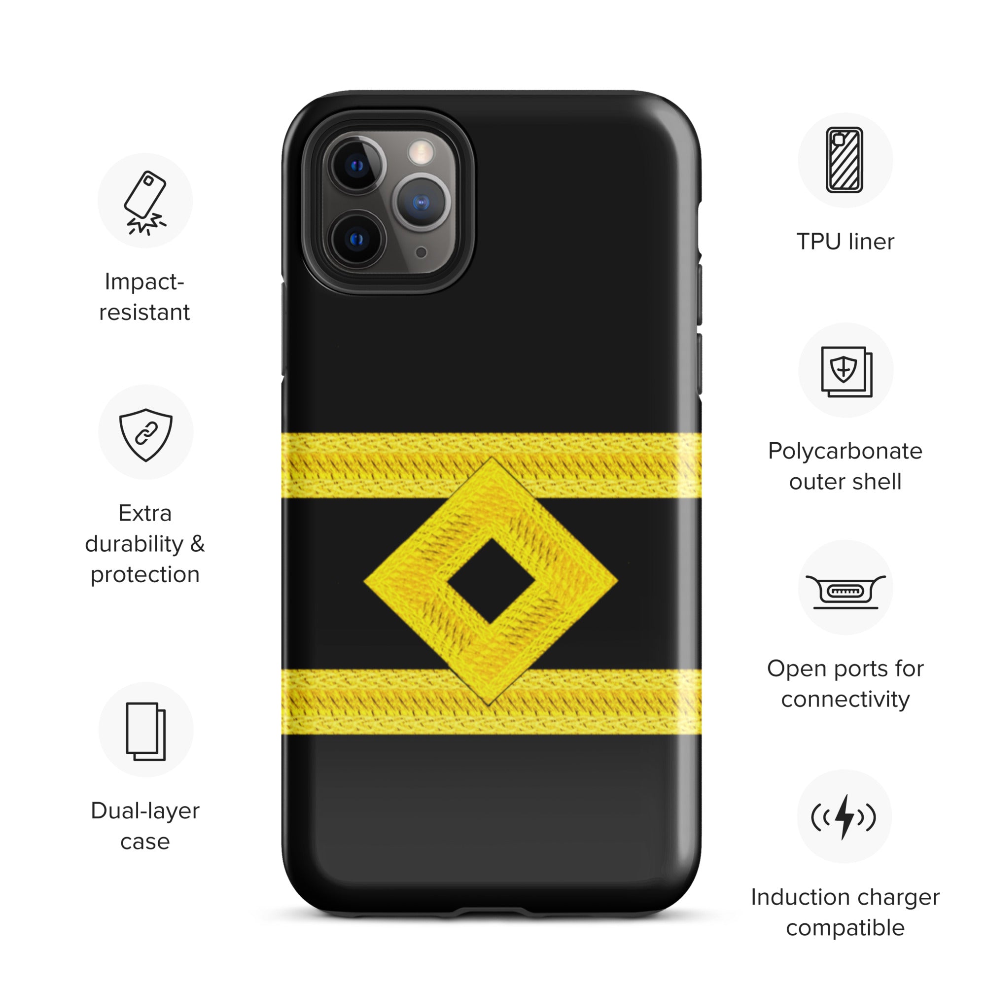 Second Officer iPhone Case (choose epaulette)