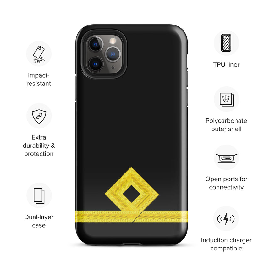 Third Officer iPhone Case (choose epaulette) - IamSEAWOLF shop