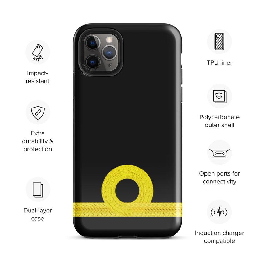 Third Officer iPhone Case (choose epaulette) - IamSEAWOLF shop