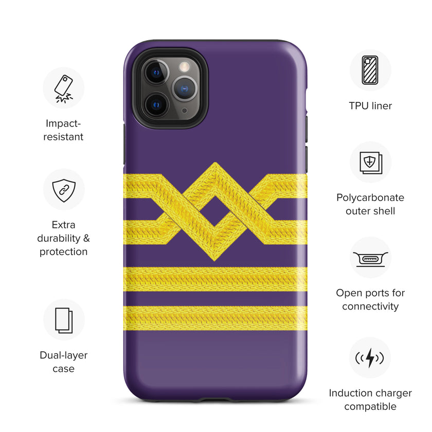 iPhone-Hülle „Chefingenieur“ (Schulterklappe auswählen)