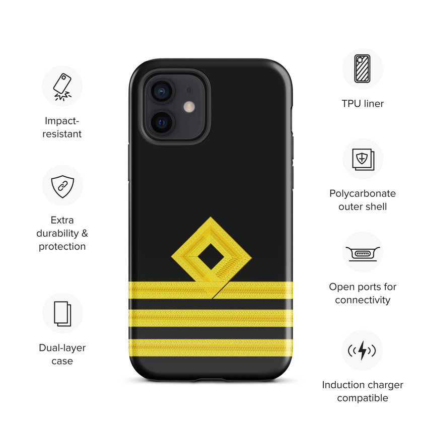 Chief Officer iPhone Case (choose epaulette) - IamSEAWOLF shop