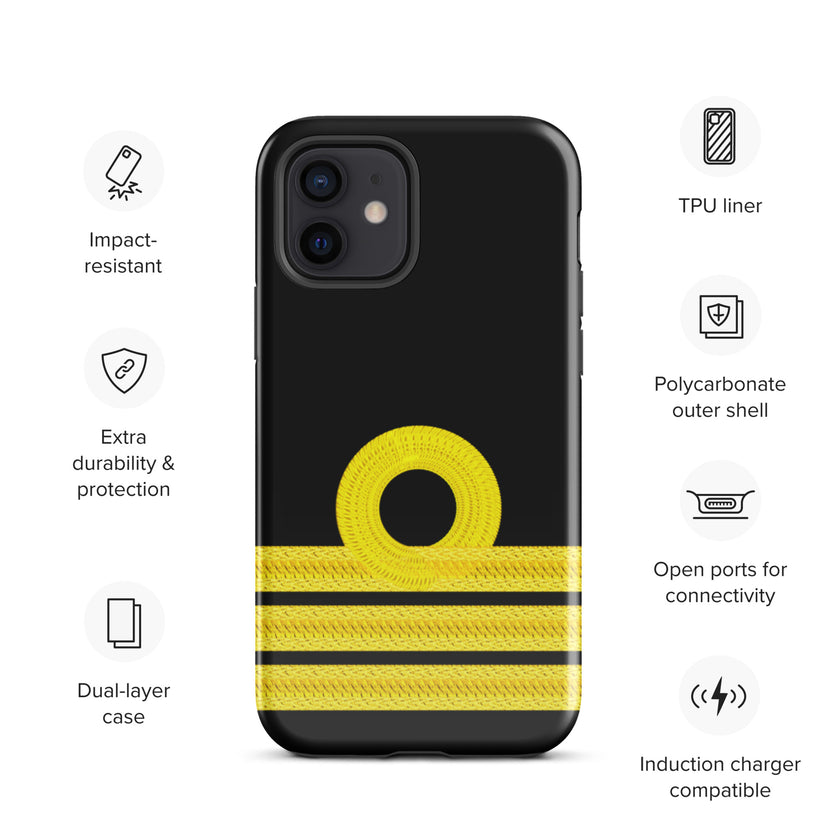 Chief Officer iPhone Case (choose epaulette) - IamSEAWOLF shop