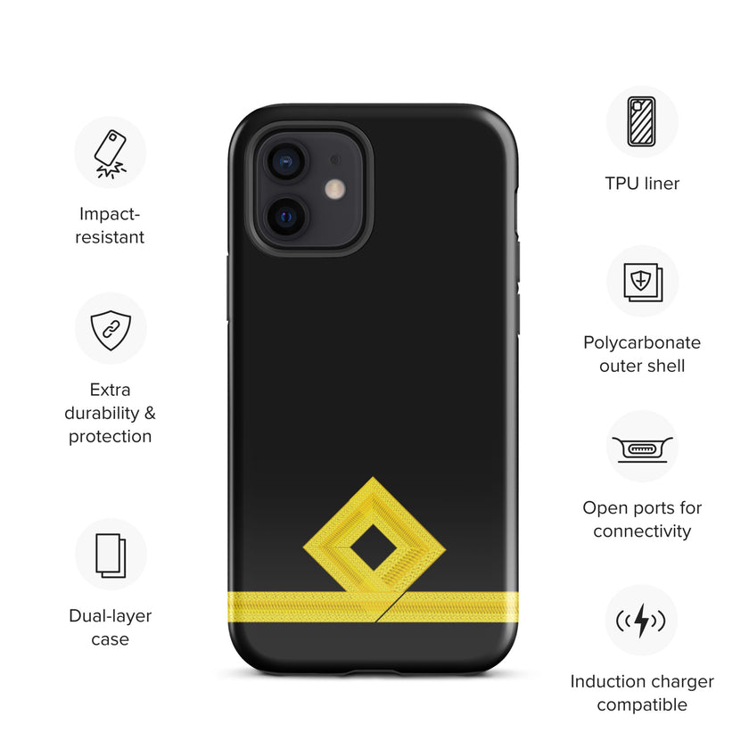 Third Officer iPhone Case (choose epaulette) - IamSEAWOLF shop