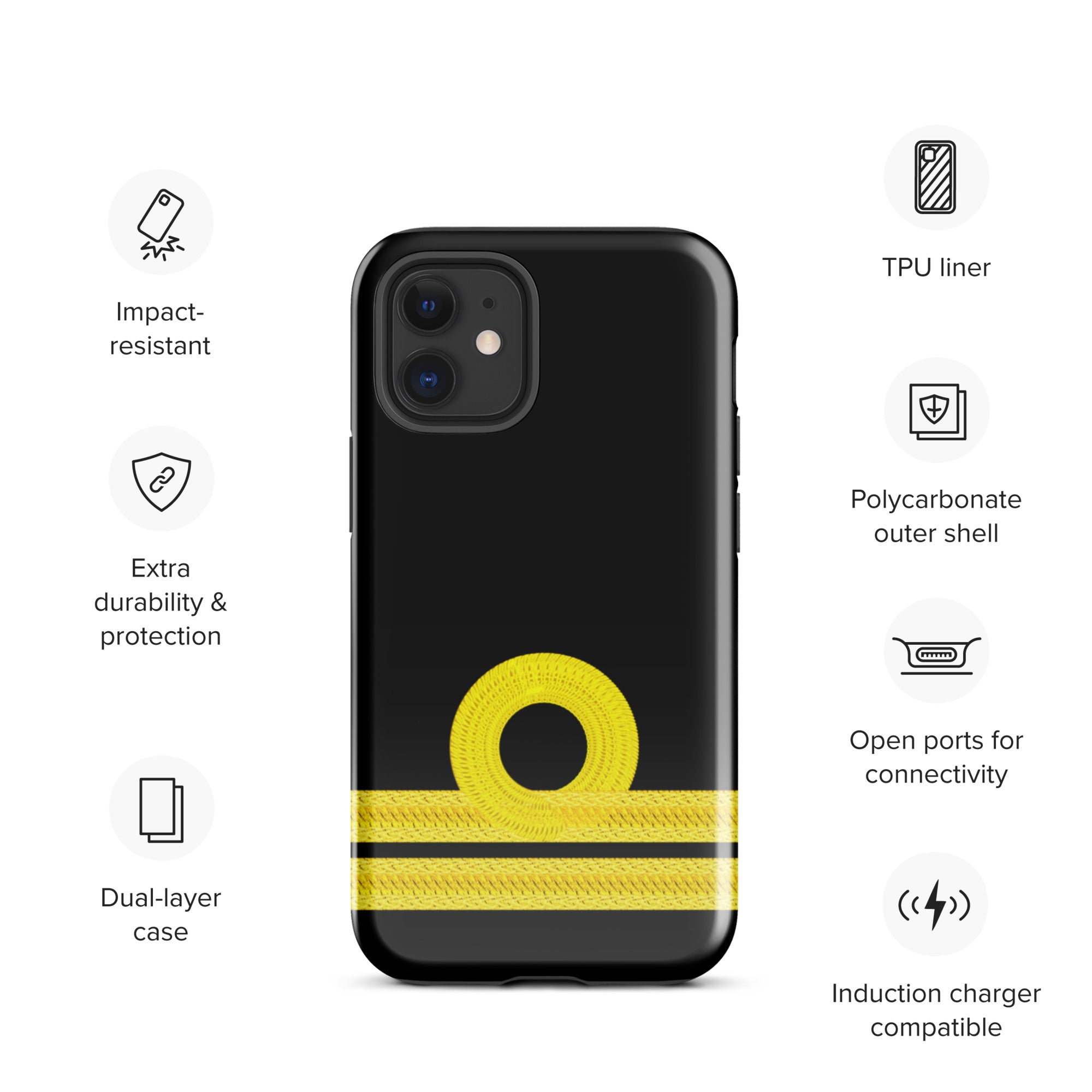 Second Officer iPhone Case (choose epaulette)