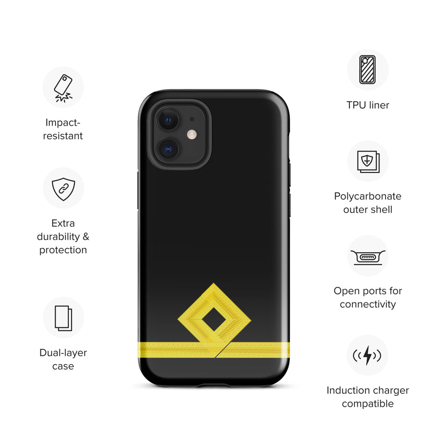 Third Officer iPhone Case (choose epaulette) - IamSEAWOLF shop