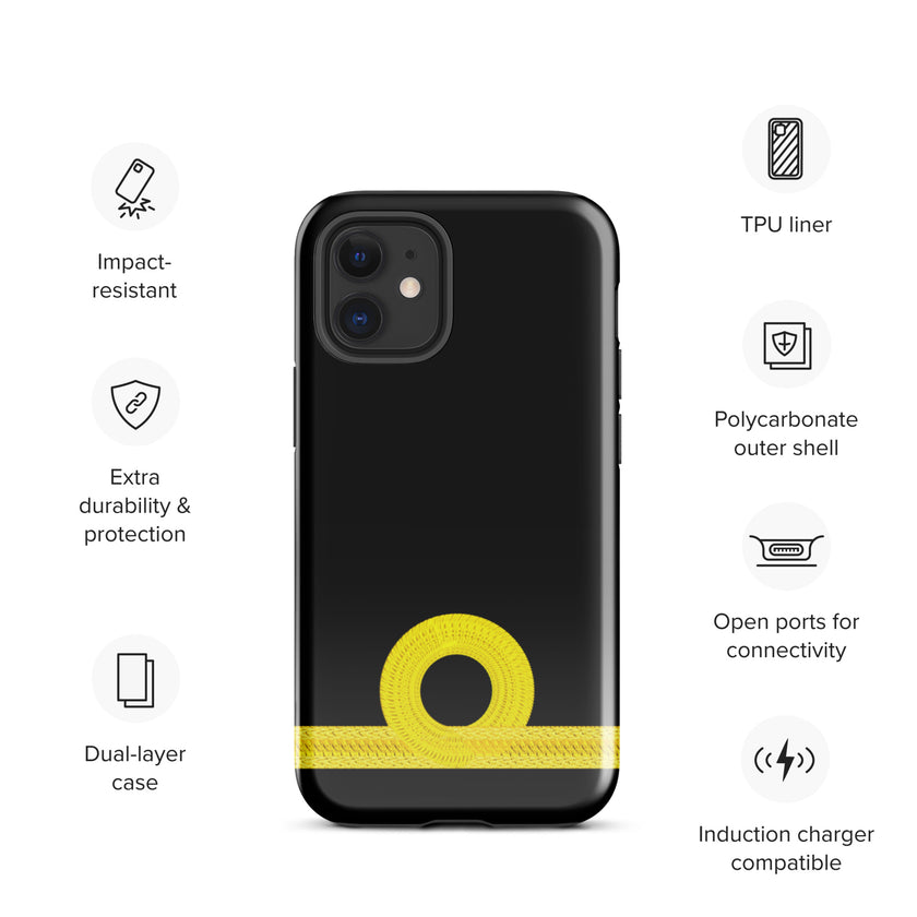 Third Officer iPhone Case (choose epaulette) - IamSEAWOLF shop