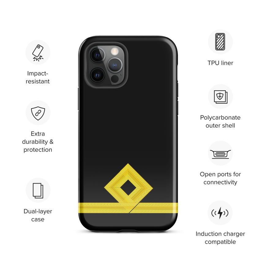 Third Officer iPhone Case (choose epaulette) - IamSEAWOLF shop