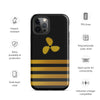 iPhone case propeller and stripes