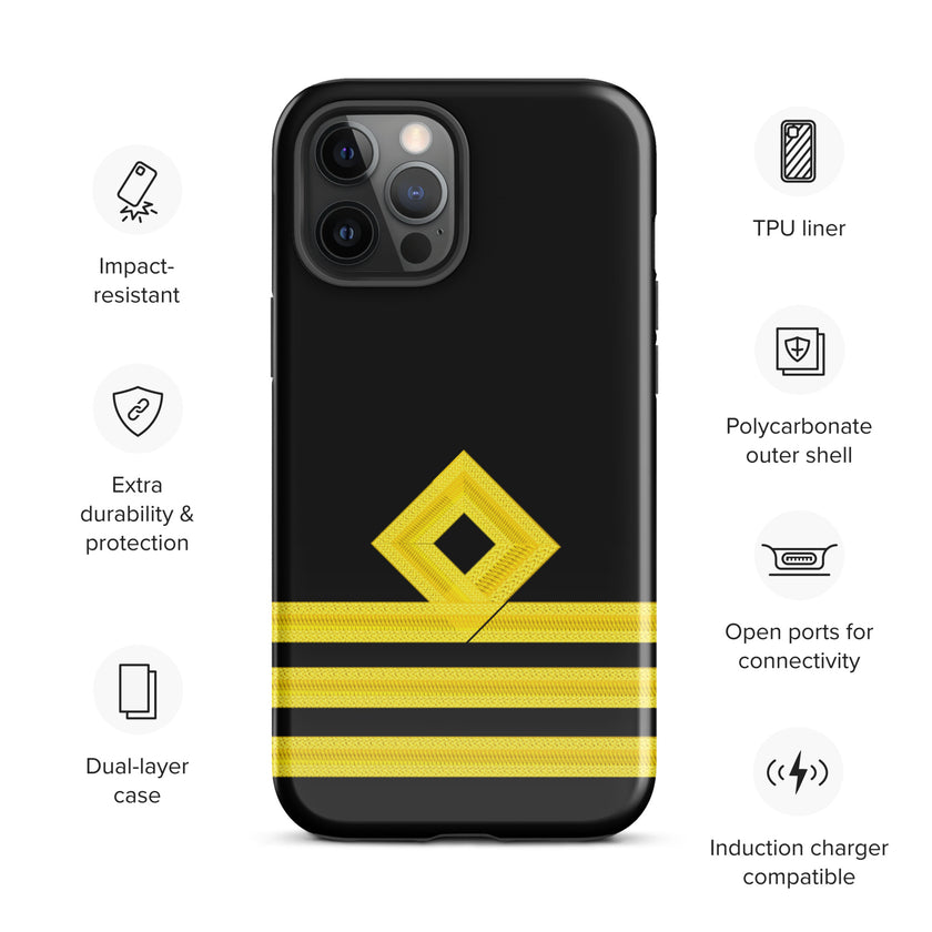 Chief Officer iPhone Case (choose epaulette) - IamSEAWOLF shop