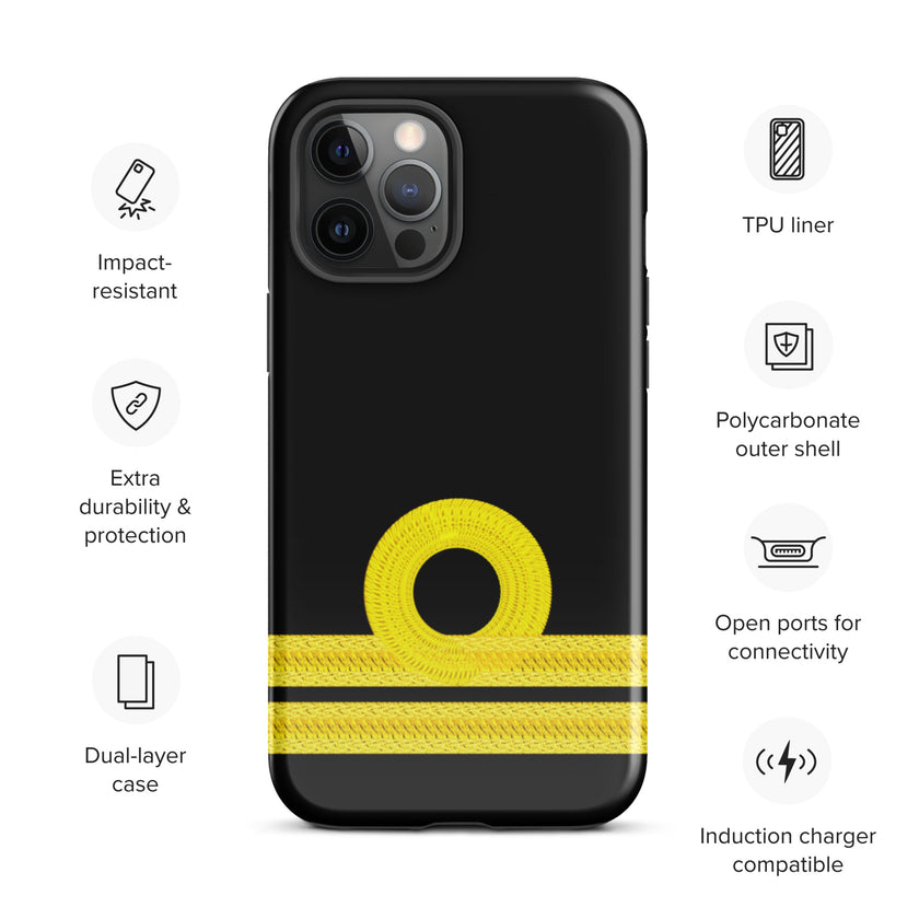 Second Officer iPhone Case (choose epaulette) - IamSEAWOLF shop