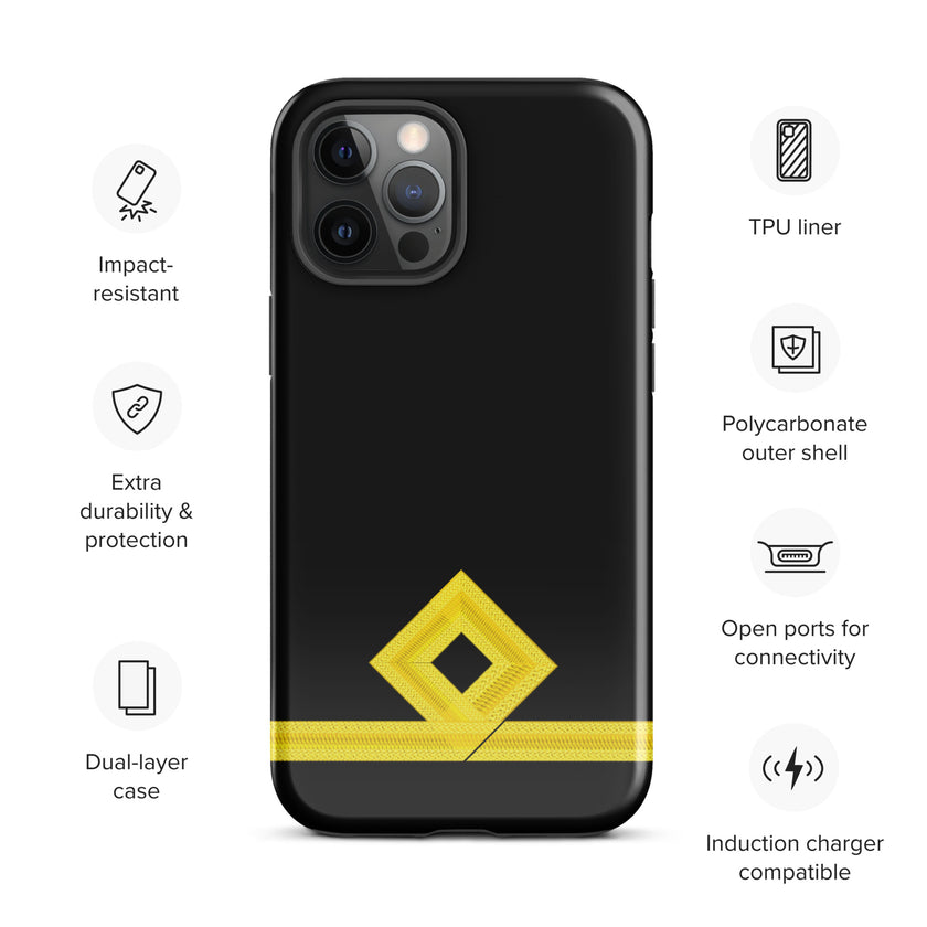 Third Officer iPhone Case (choose epaulette) - IamSEAWOLF shop