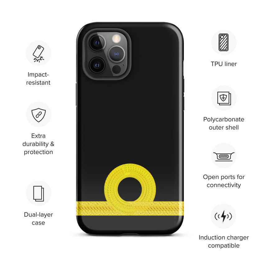 Third Officer iPhone Case (choose epaulette) - IamSEAWOLF shop