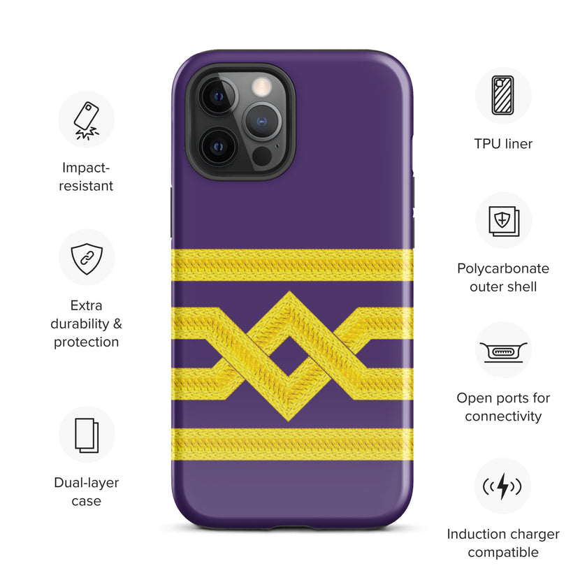 iPhone-Hülle „Chefingenieur“ (Schulterklappe auswählen)