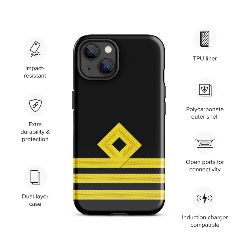 Chief Officer iPhone Case (choose epaulette) - IamSEAWOLF shop