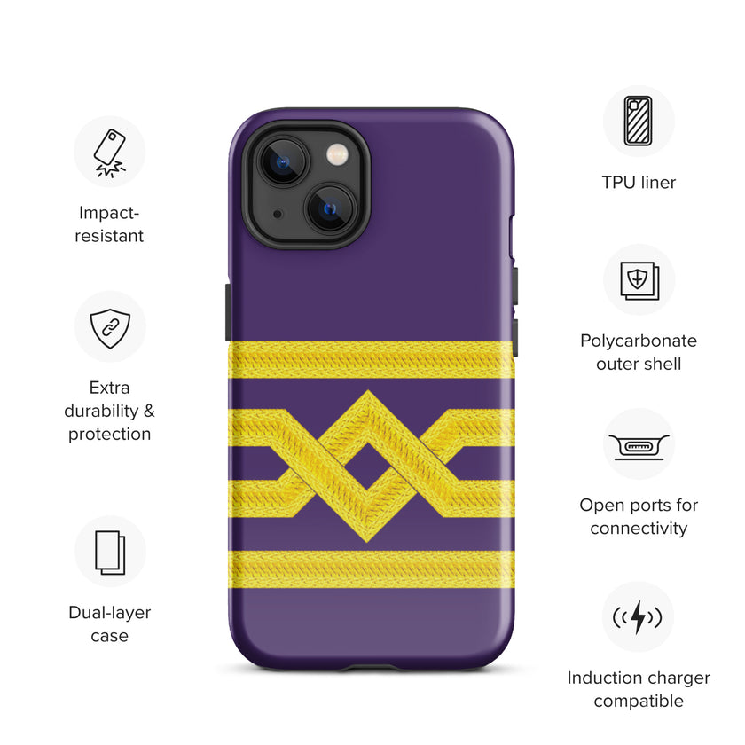 iPhone-Hülle „Chefingenieur“ (Schulterklappe auswählen)