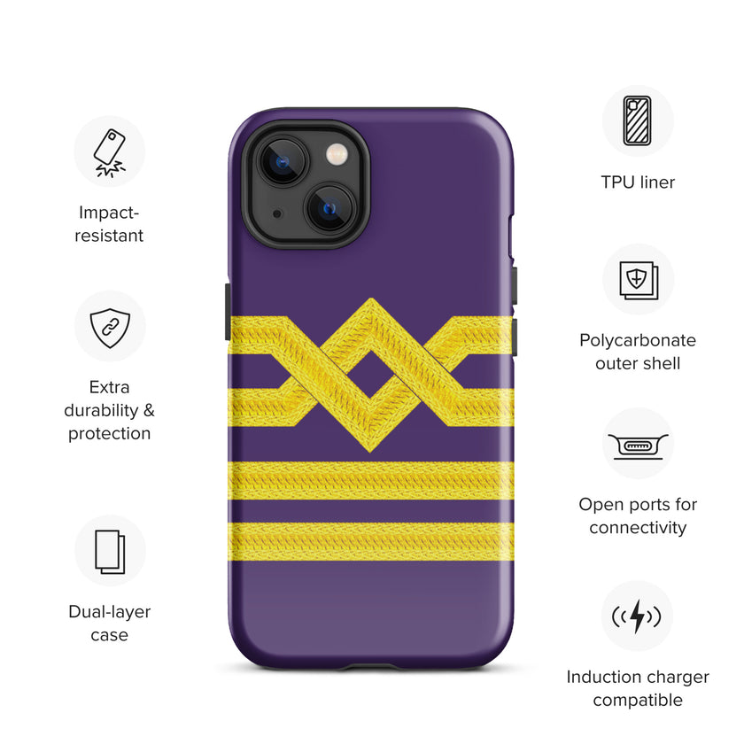 iPhone-Hülle „Chefingenieur“ (Schulterklappe auswählen)