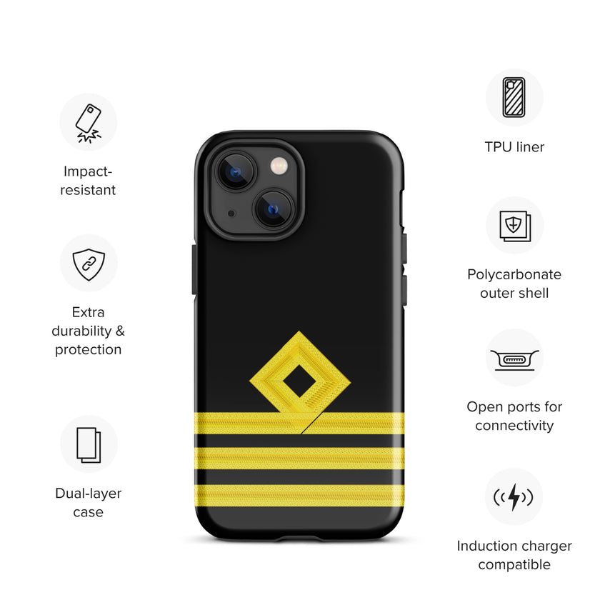 Chief Officer iPhone Case (choose epaulette) - IamSEAWOLF shop
