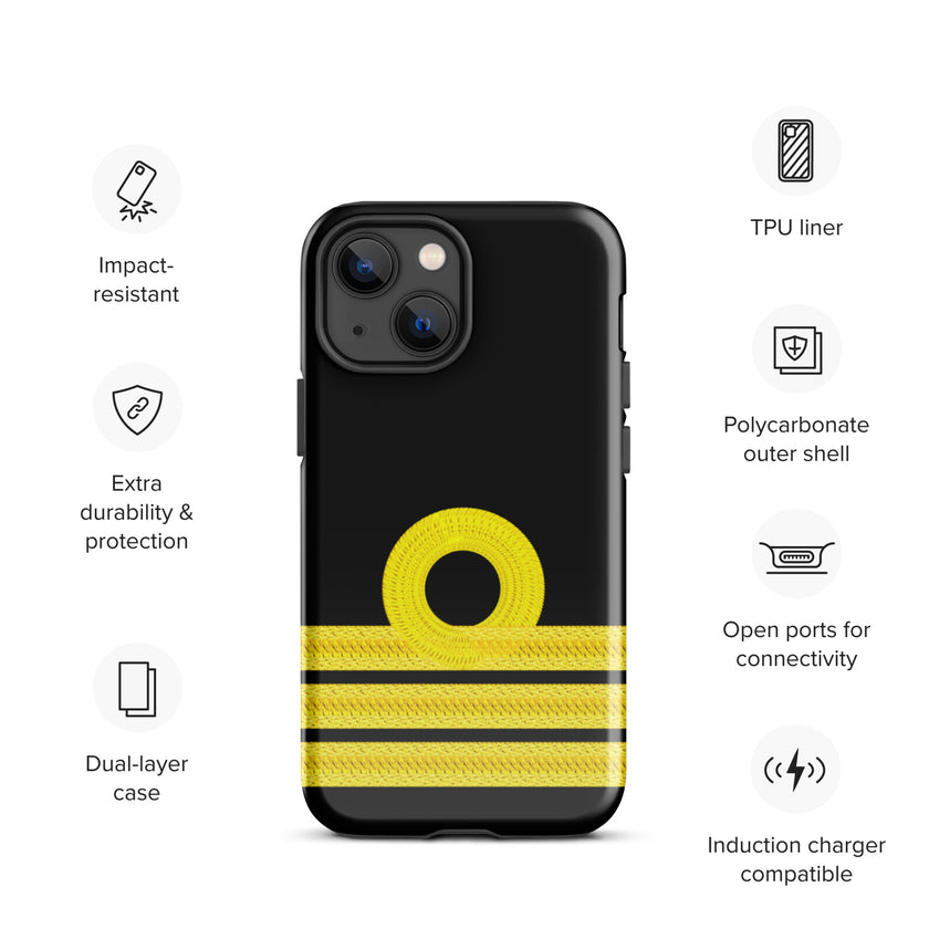 Chief Officer iPhone Case (choose epaulette) - IamSEAWOLF shop