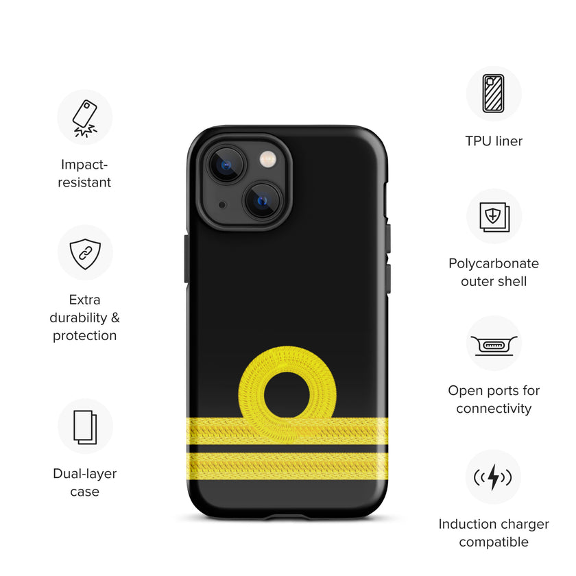 Second Officer iPhone Case (choose epaulette) - IamSEAWOLF shop