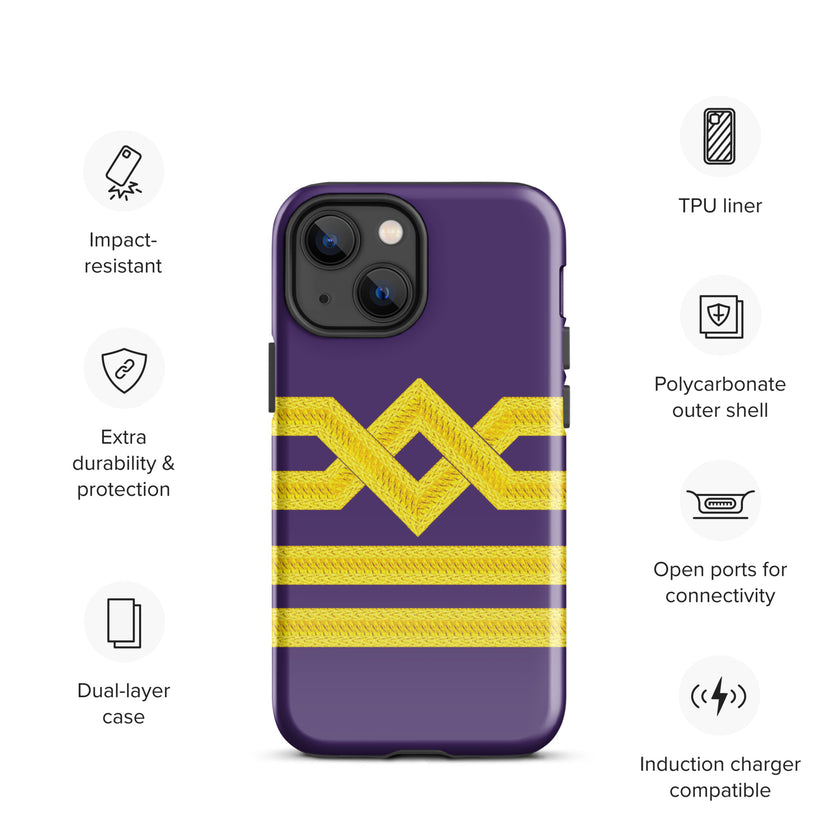 iPhone-Hülle „Chefingenieur“ (Schulterklappe auswählen)