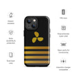 iPhone case propeller and stripes