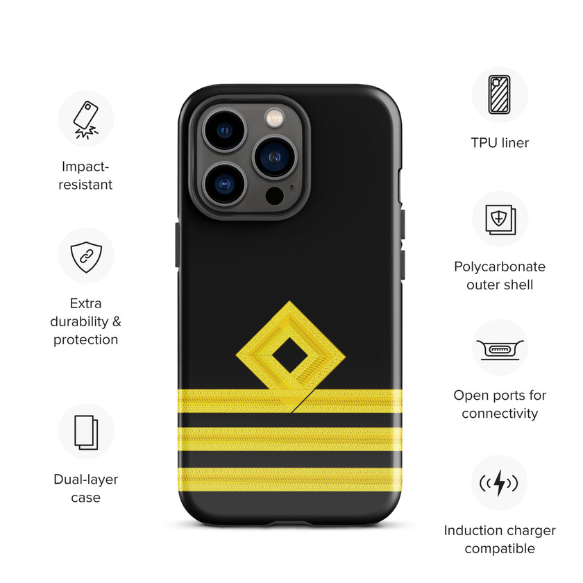 Chief Officer iPhone Case (choose epaulette) - IamSEAWOLF shop