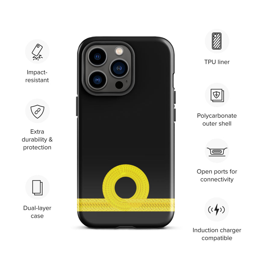 Third Officer iPhone Case (choose epaulette) - IamSEAWOLF shop